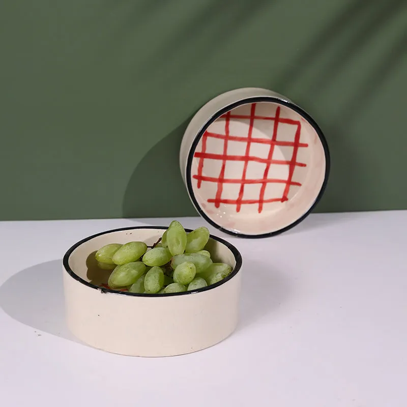 Riccardo Ceramic Snack Bowl (Red) - 250 mL media 3