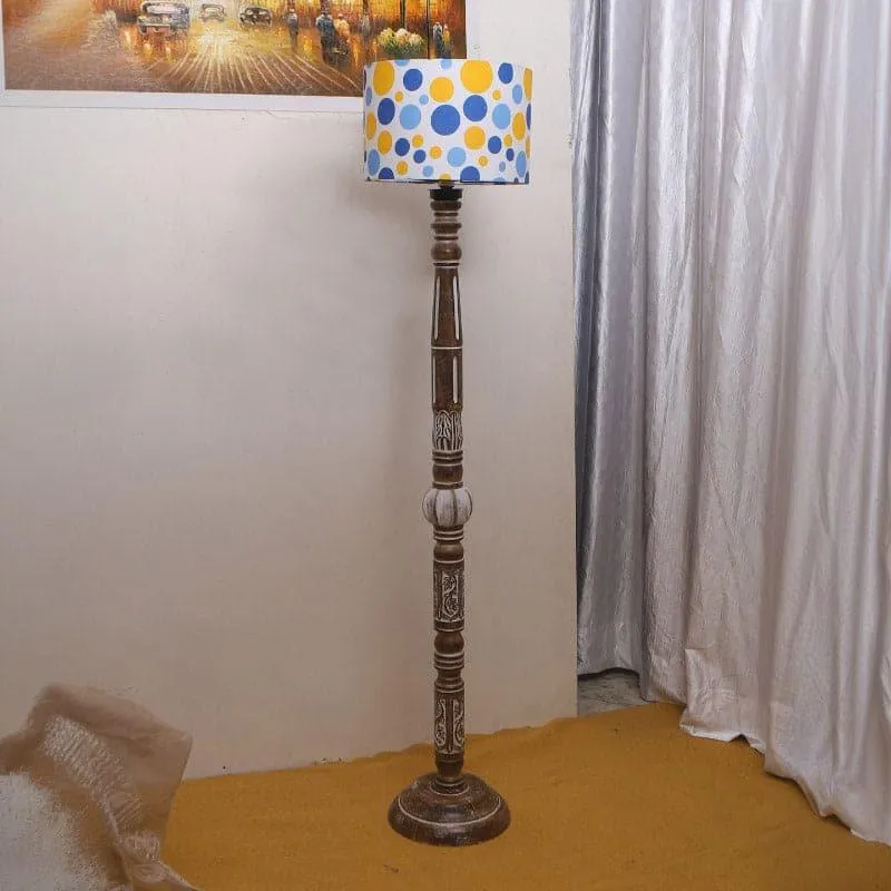 Colton Round Splashy Floor Lamp media 3