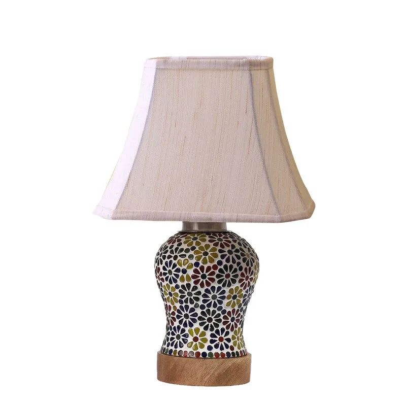 Aurelia Square Wooden Table Lamp - Multicolor media 4