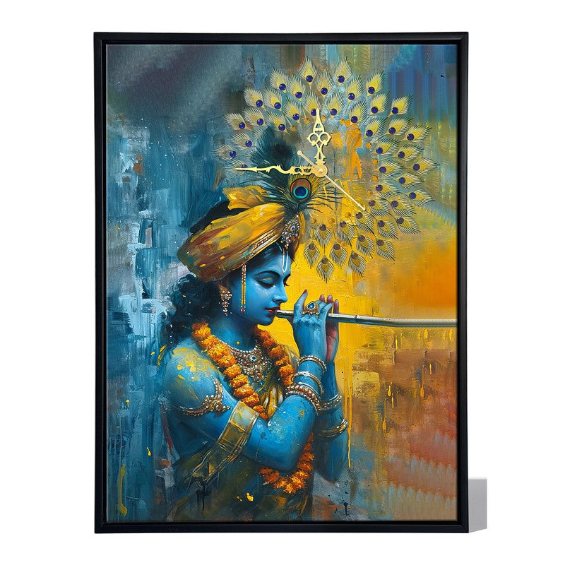 Madhava Wall Art With Clock media 5