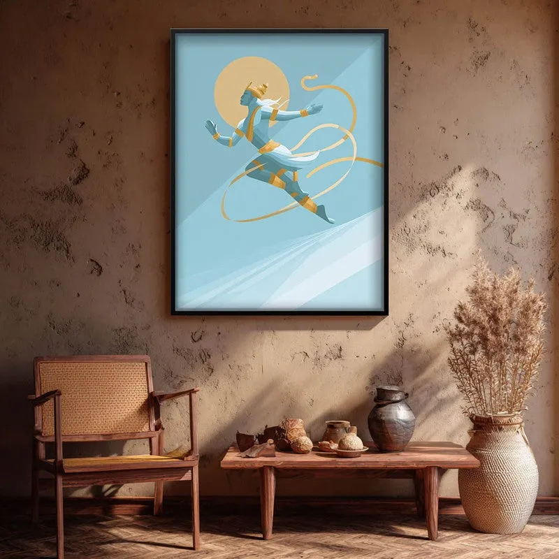 Powerful Sri Hanuman Archival Paper Wall Art media 1