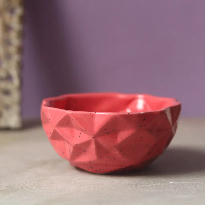 Noemi Ceramic Snack Bowl (Red) - 200 mL media 3