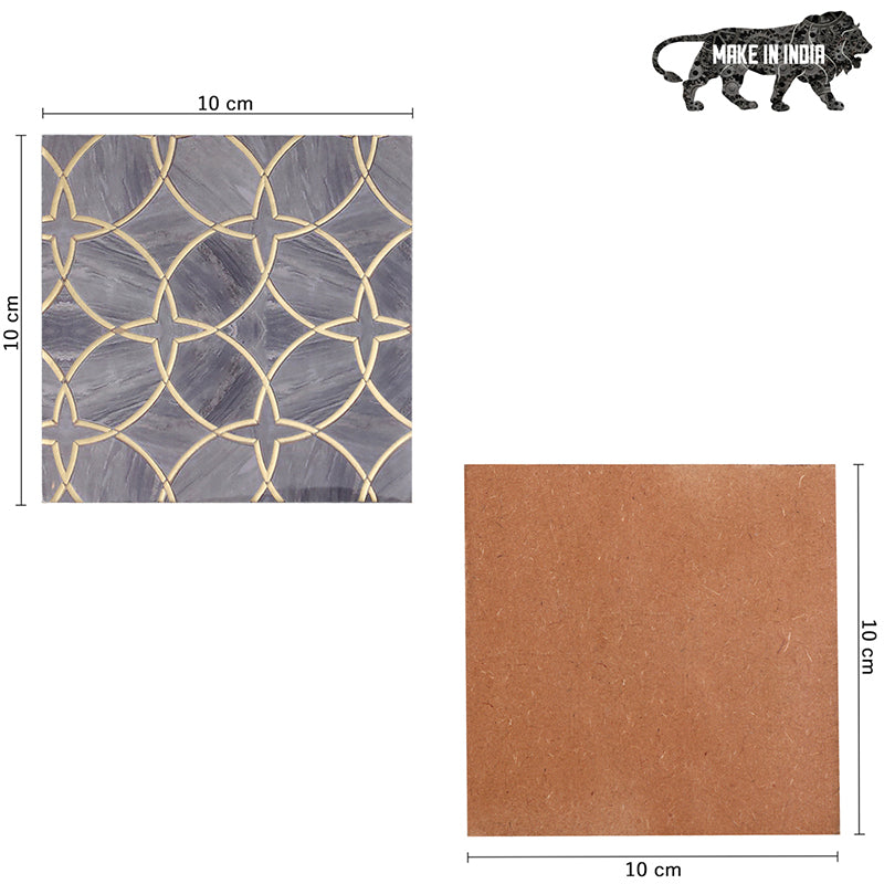 Patterned Muse Coaster - Seven Piece Set media 8