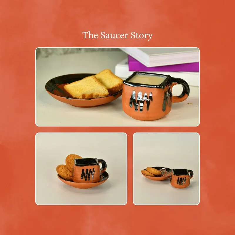 Clay Artistry Terracotta Tea Set & Tea Pots - Three Piece Set media 8