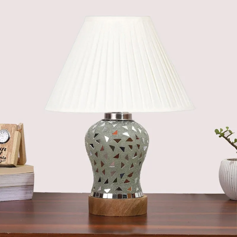 Liora Pleatra Wooden Table Lamp - Multicolor media 4