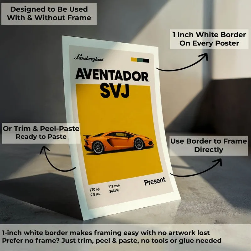 Aventador SVJ Wall Poster media 8