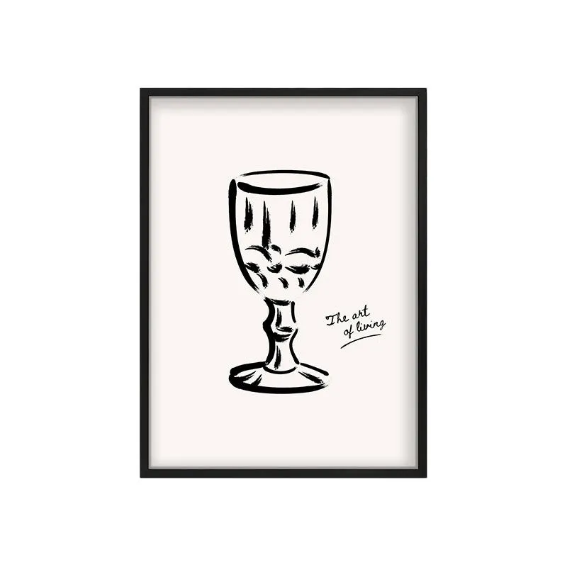 Still Sip Canvas Wall Painting With Black Frame media 3