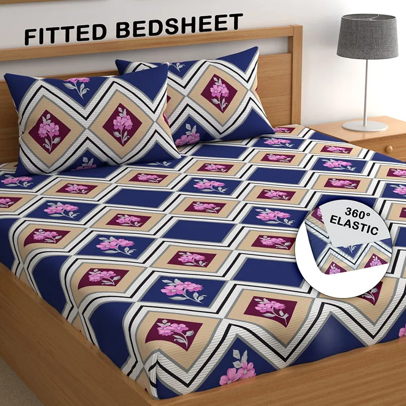 Enid Fitted Microfiber Microfiber Bedsheet - 150 GSM media 3