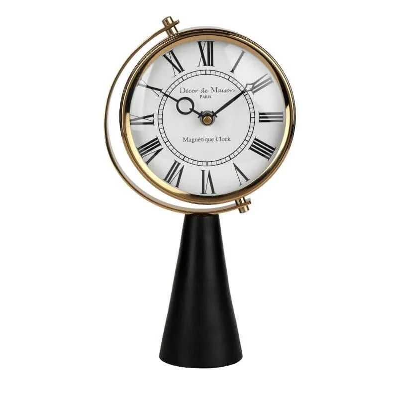 Tower Trove Aluminium Table Clock - Black media 4