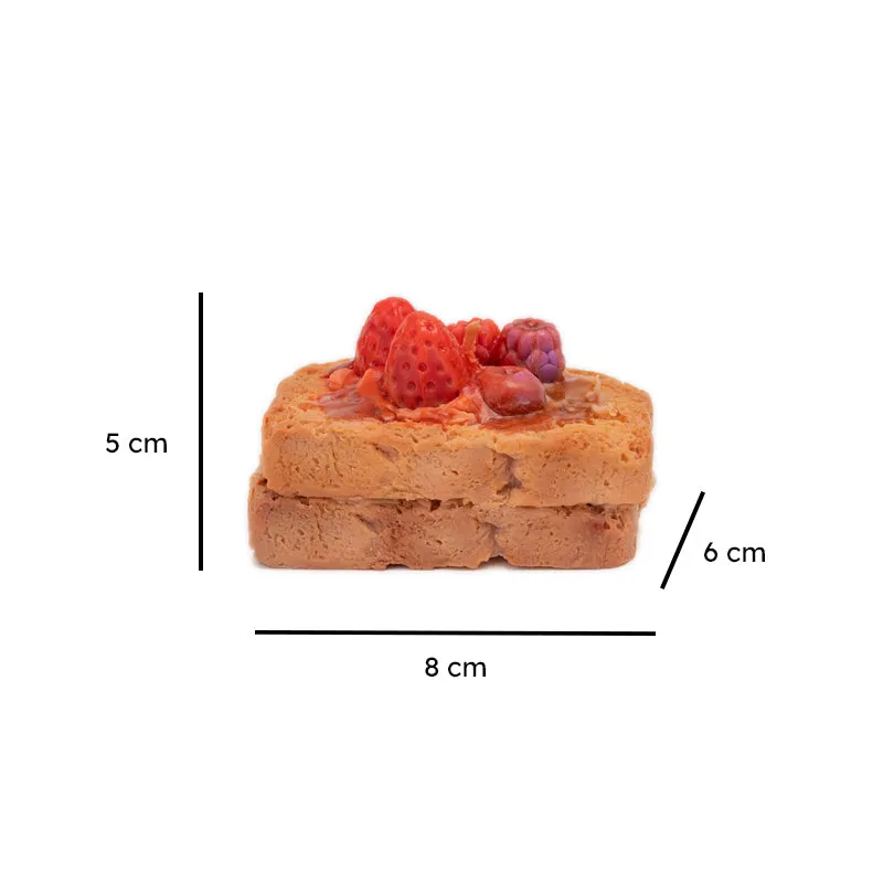 Berry French Toast Scented Candle - Orange media 6