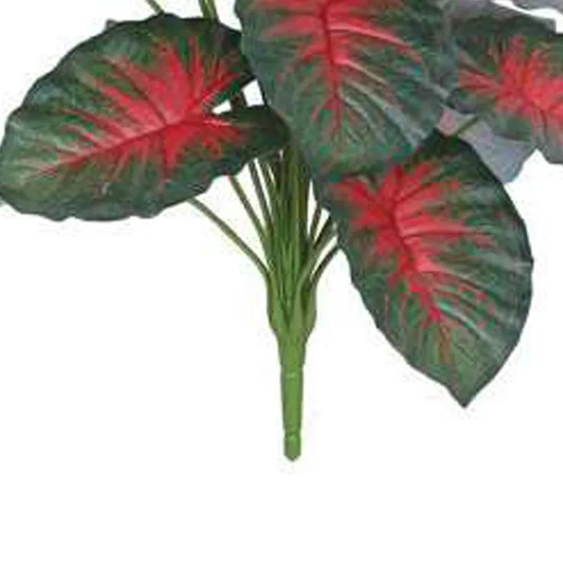Verdant Caladium Artificial Plant Without Pot - 2.3 Feet media 4