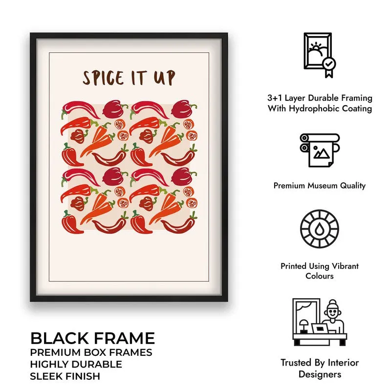 Spice it Up Archival Canvas Wall Art - Black media 10