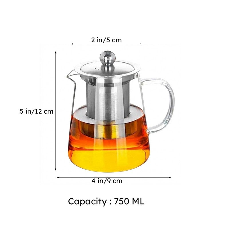 Klaris Heat-Resistant Glass Kettle with Infuser - 750 mL media 11