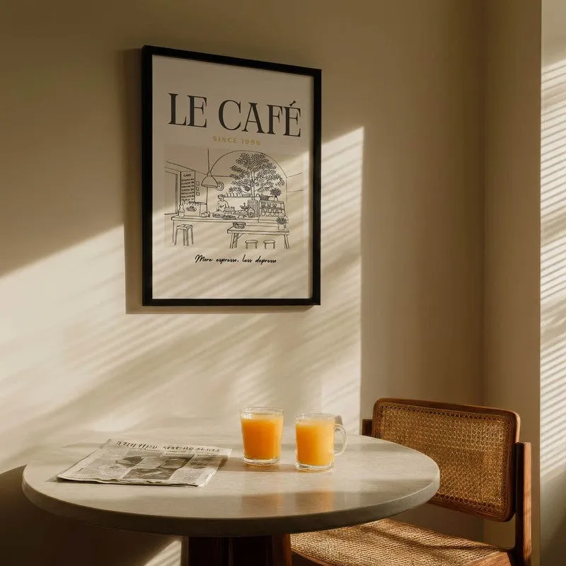 Abstra Kitchen Archival Canvas Wall Art - Black media 5