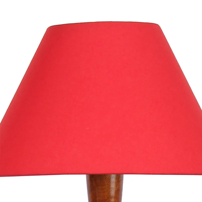 Tira Vintage Wooden Floor Lamp - Red media 4