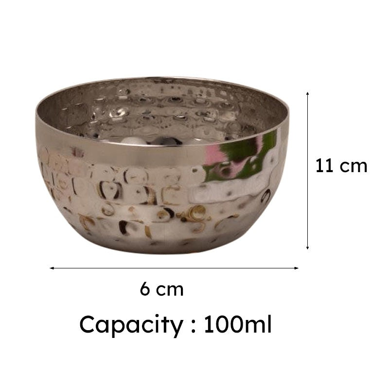 Vintage Charm Hammered Curry Bowl - Set Of Six media 5