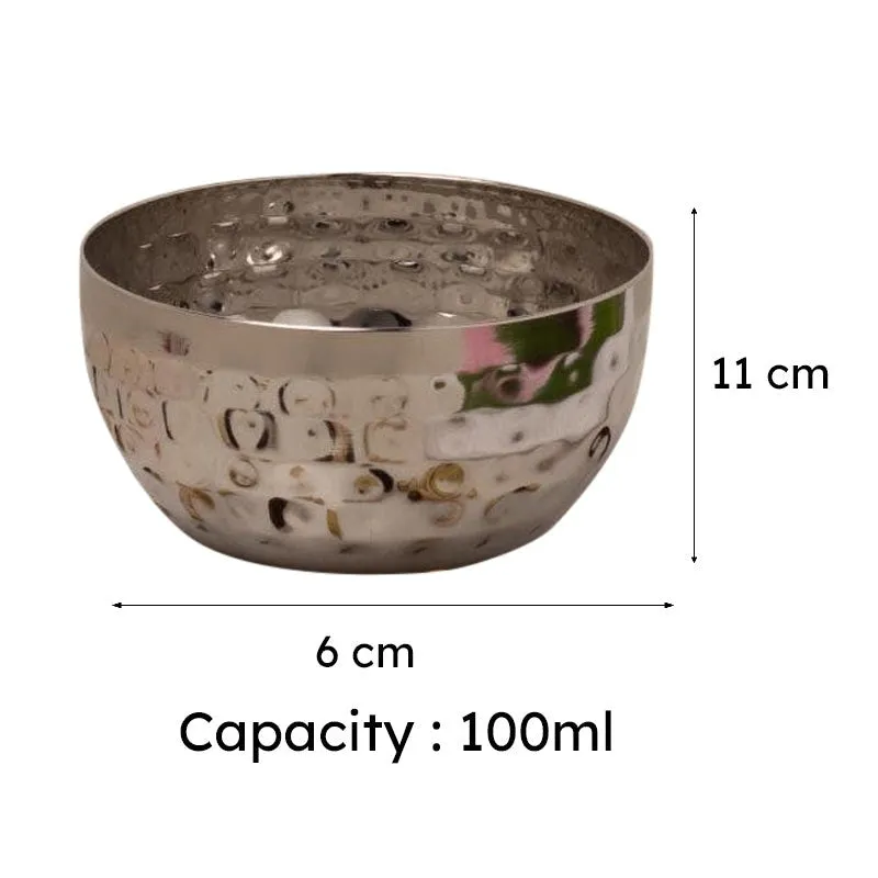Vintage Charm Hammered Curry Bowl - Set Of Six media 5