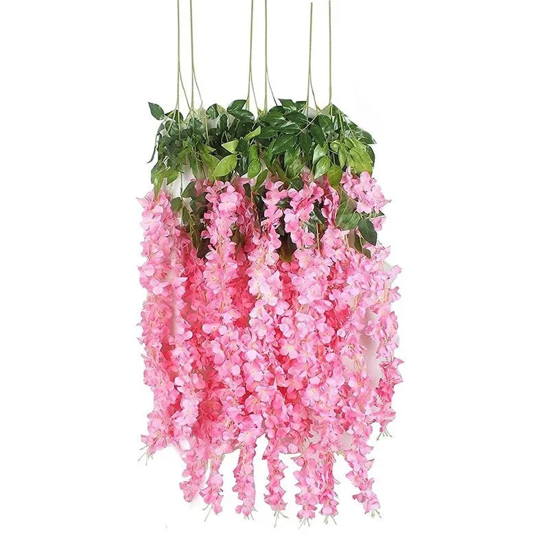 Graceful Blooms Vibrant Artificial Flowers - Set Of Six media 3