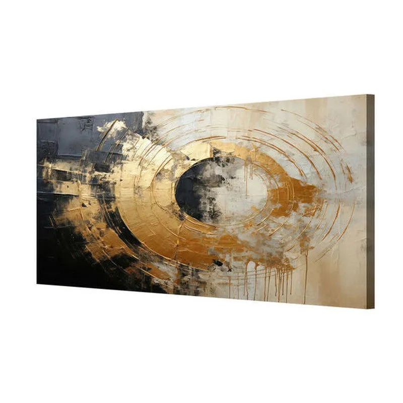 Rustic Ripple Waves Wall Painting media 5