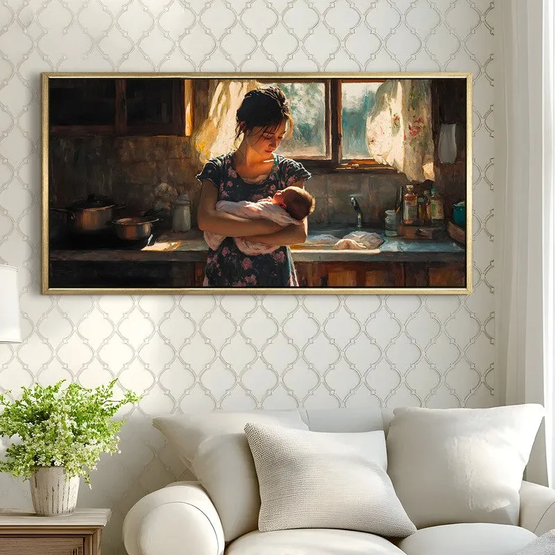 Cradelle Canvas Wall Painting With Frame media 4