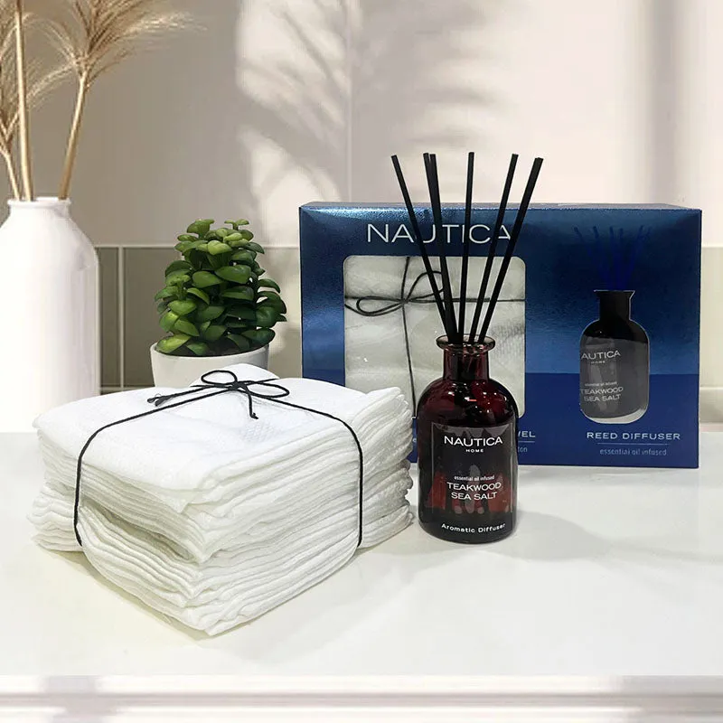 Nautica Cedar Mist Gift Set(Teak Wood & Sea Salt) - Sixteen Piece Set media 1
