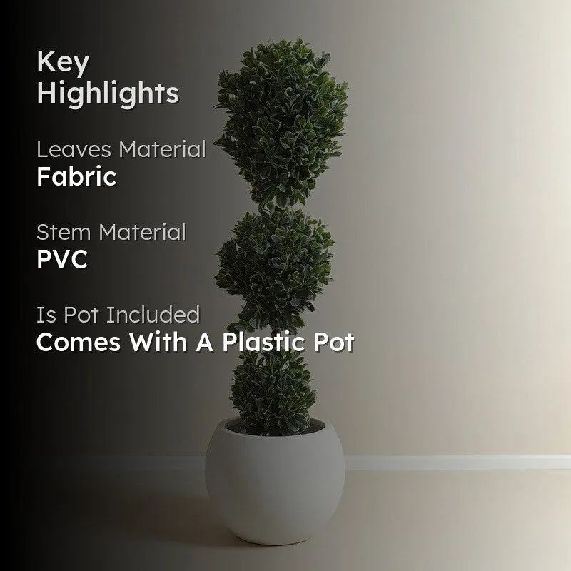 Verdure Touch Artificial Plant With Black Plastic Pot - 5.9 ft media 2