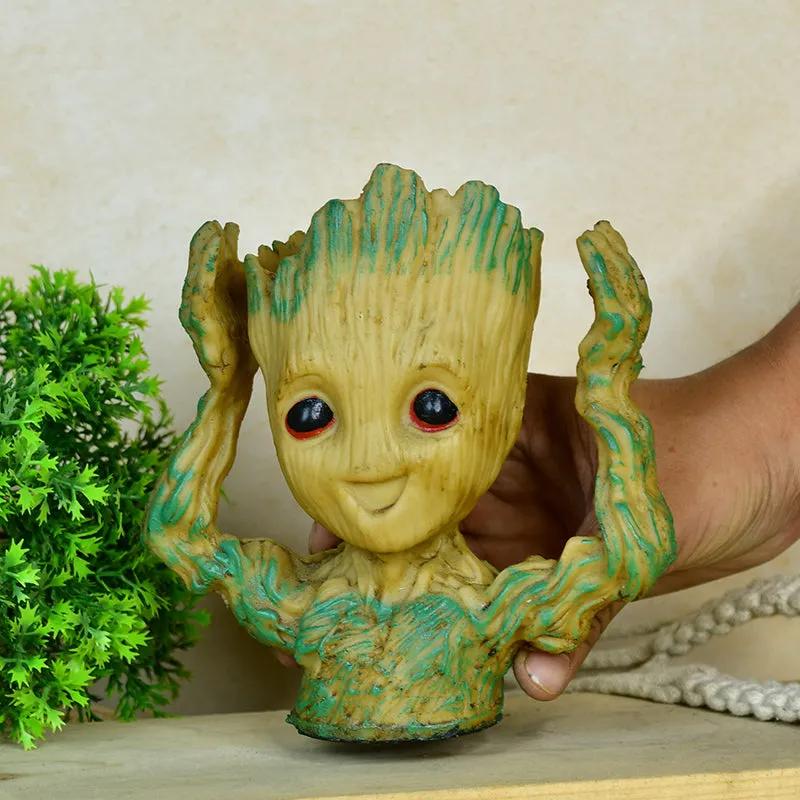 Happy Groot Resin Showpiece media 6