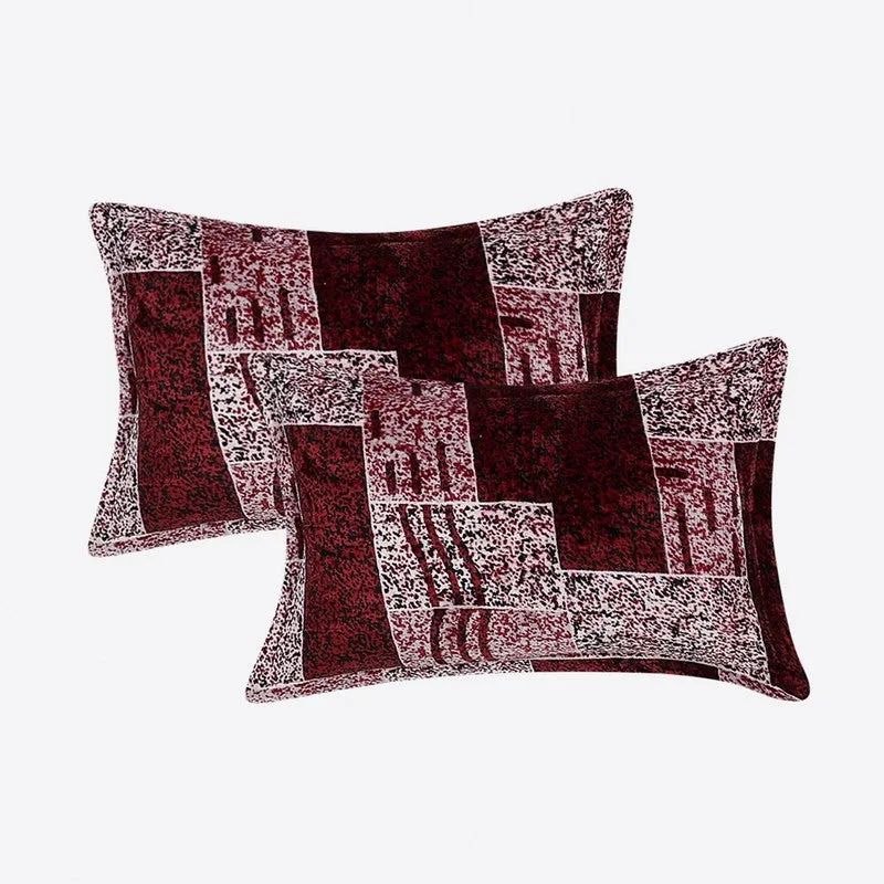 Monte Carlo Urban Square Bedsheet (Red) - 280 GSM media 4