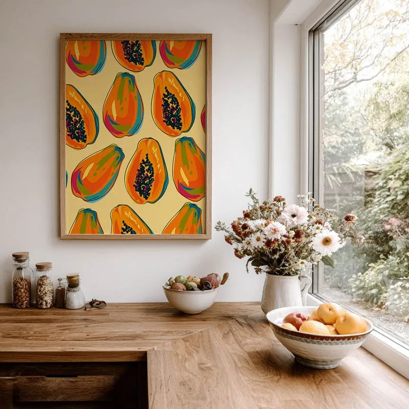PapayaFarm Archival Canvas Wall Art - Brown media 7