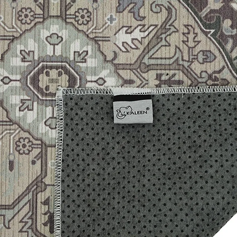 Mehrab Royal Prayer Mat (Black,Grey) - 550 GSM media 7