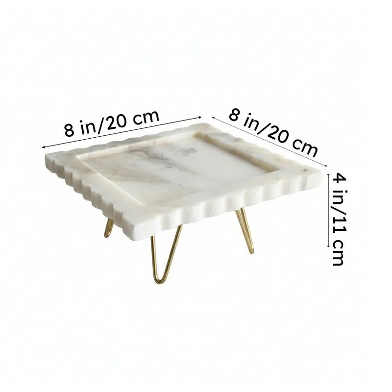 Norris NelmoHandcrafted Marble Cake Stand media 6