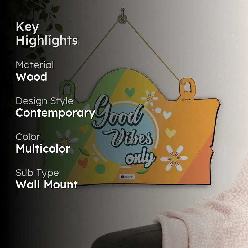Good Vibes Chroma Wooden Wall Accent media 2