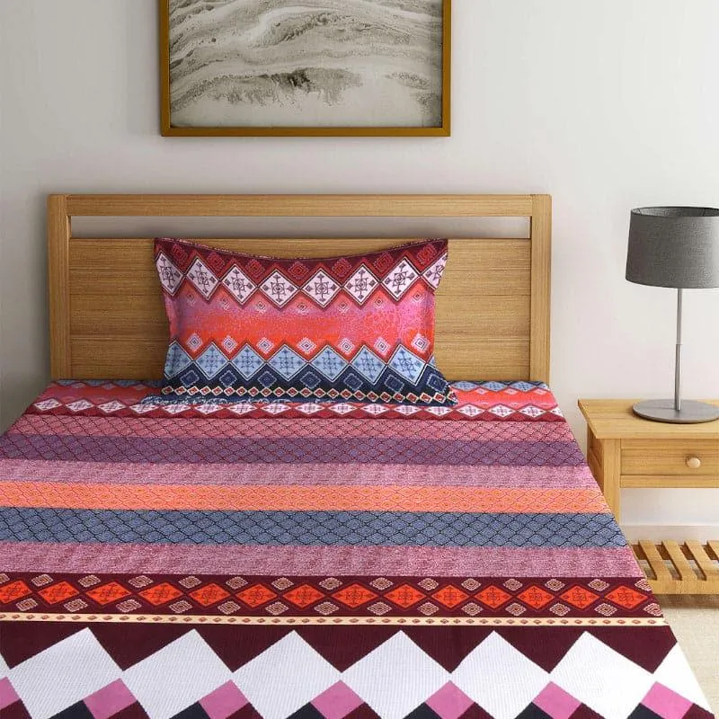 Marya Vibrant Bedsheet - 150 GSM media 1
