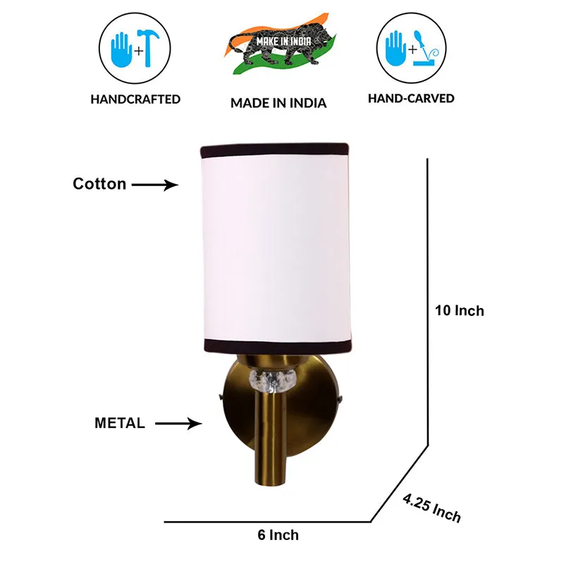 Sienna Edge Steel & Cotton Wall Lamp media 6