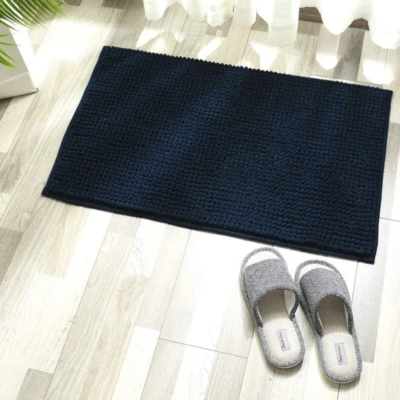 Blissful Solid Bathmat - Blue media 1