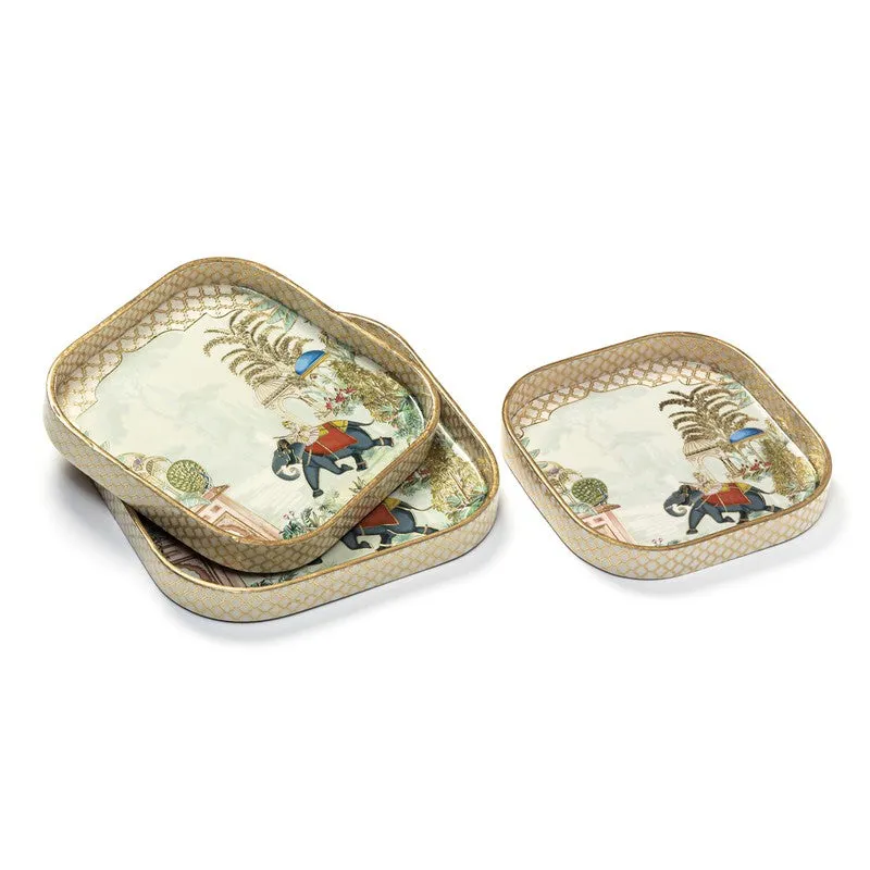 VistaWood Rectangle MDF Serving Tray - Set Of Three media 5