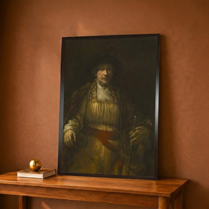 Self-Portrait 1658 Canvas Wall Painting - 9 x 12 Inches