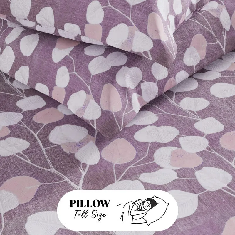 Rivara Bedsheet (Plum) - 115 GSM media 6