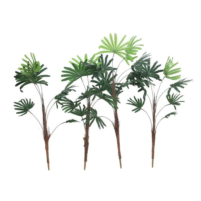 Regal Rhapis Palm Artificial Plant Without Pot - 3.1 Feet media 4