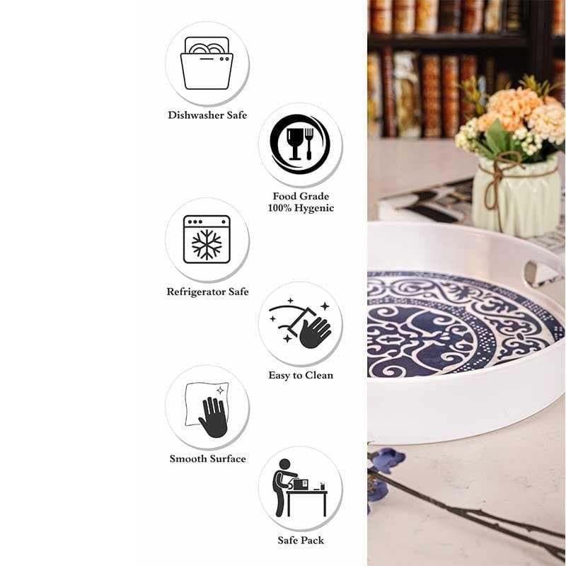 Ethnic Story Serving Tray media 6