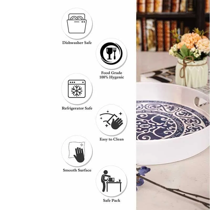 Ethnic Story Serving Tray media 6
