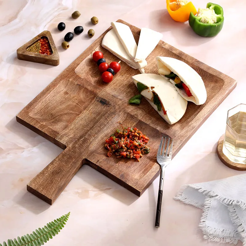 Aabha Mango Wood Platter media 1