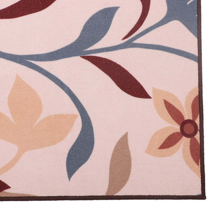 Earthy Flora Anti-Skid Nylon Carpet media 4