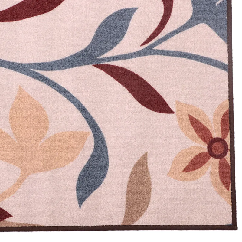 Earthy Flora Anti-Skid Nylon Carpet media 4