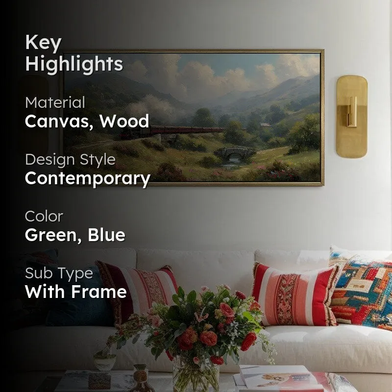 Railhush Canvas Wall Painting With Frame media 2