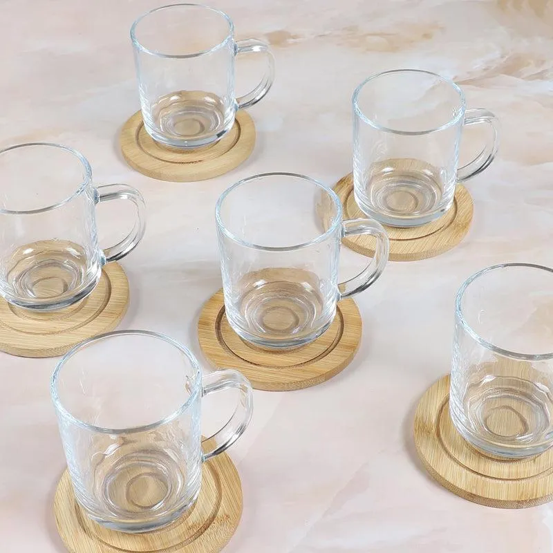 Ethan Glass Tea Cup (180 mL Each) - Set of Six media 6