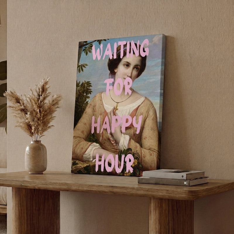 Waiting For Happy Hour Wall Art