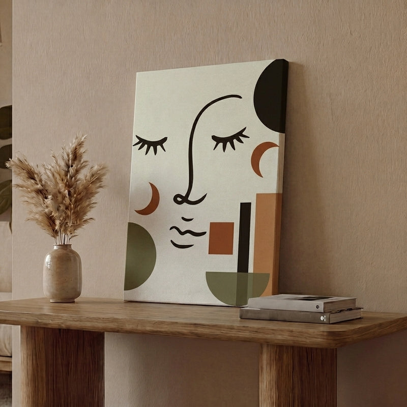 Riverstone Cotton Canvas Wall Painting