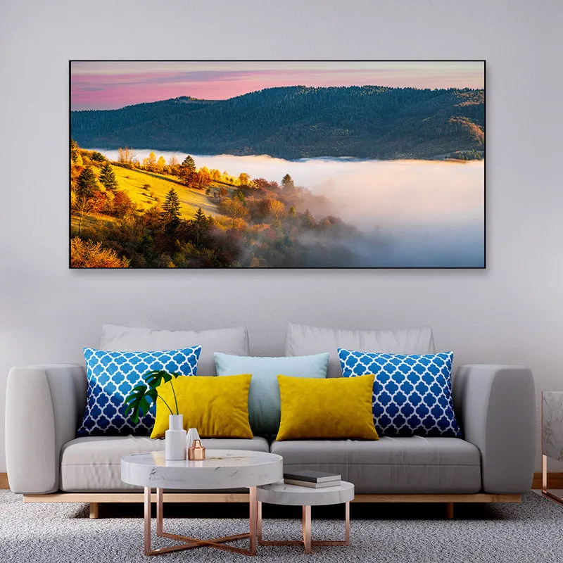 Magical Misty Valley Canvas Wall Painting media 1