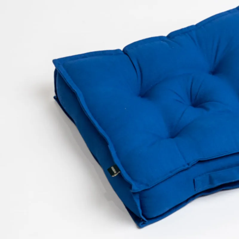 Tara Floor Cushion (Classic Blue) - Set Of Two media 3